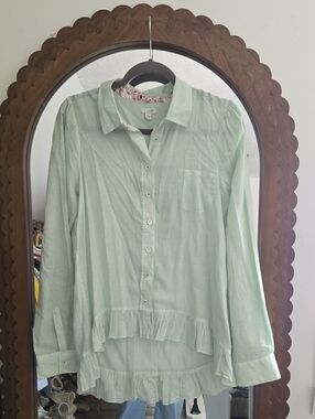 Aeropostle Light Wieght Button Down Blouse